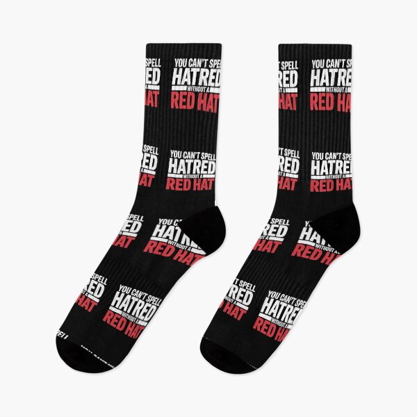 Item preview, You Can't Spell Hatred Without A Red Hat - This design is for people who appreciate bold political satire, clever wordplay, and expressive social commentary. designed and sold by ZyziowskyArt.