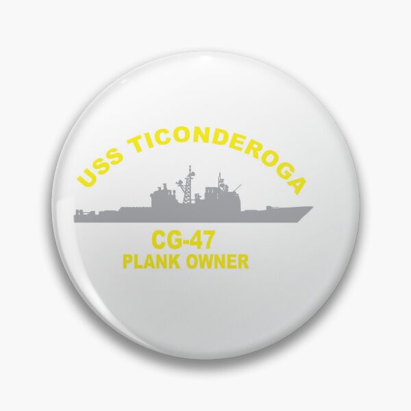 Item preview, USS Ticonderoga CG-47 Plank Owner designed and sold by muddiver.