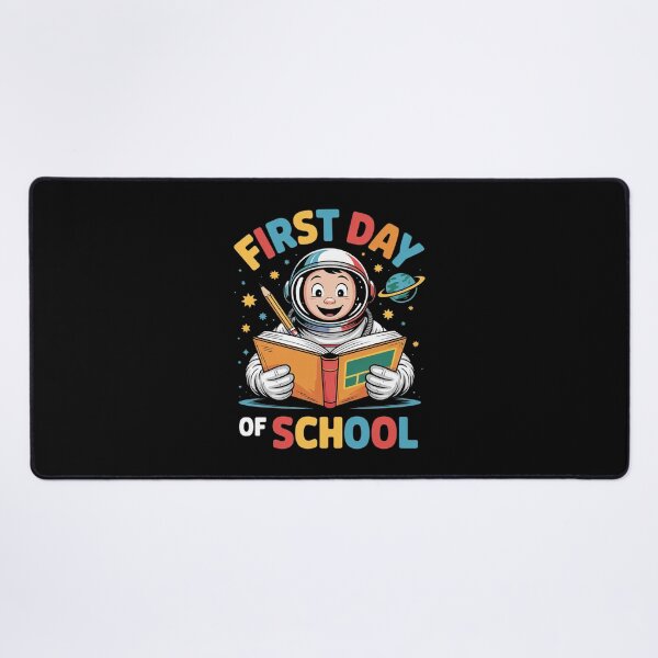 Item preview, first day of school Boys Astronaut space Back To School kids designed and sold by joyouartArt.