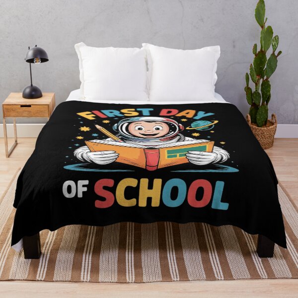 Item preview, first day of school Boys Astronaut space Back To School kids designed and sold by joyouartArt.