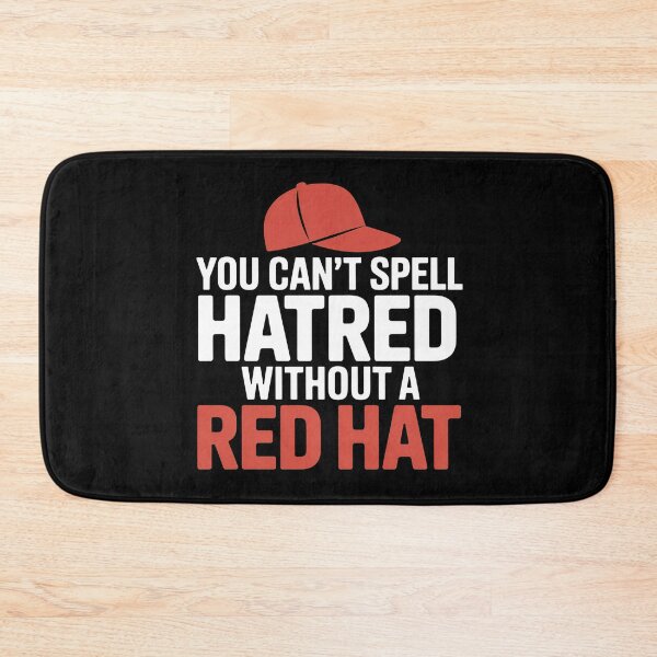 Item preview, You Can't Spell Hatred Without A Red Hat - This design is for people who appreciate bold political satire, clever wordplay, and expressive social commentary. designed and sold by ZyziowskyArt.
