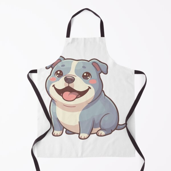 Item preview, Official Velvet Hippo Cute Gray Pitbull Art designed and sold by Petzzz.
