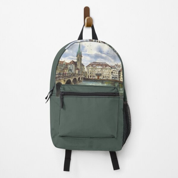 Item preview, Zurich cityscape with bridge. Switzerland designed and sold by Colibri77.