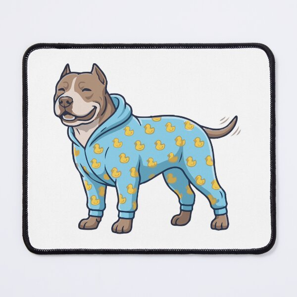 Item preview, Pitbull In Duck Pajamas Funny Dog Onesie designed and sold by Petzzz.