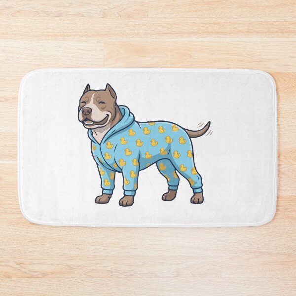 Item preview, Pitbull In Duck Pajamas Funny Dog Onesie designed and sold by Petzzz.