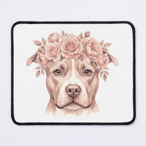 Item preview, Pitbull With Flower Crown Dont Bully My Breed designed and sold by Petzzz.