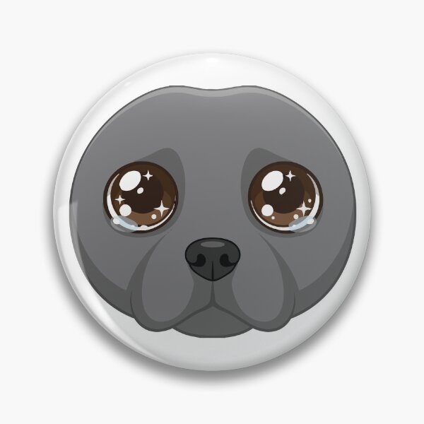 Item preview, Land Seal Puppy Eyes Cute Pitbull Face designed and sold by Petzzz.