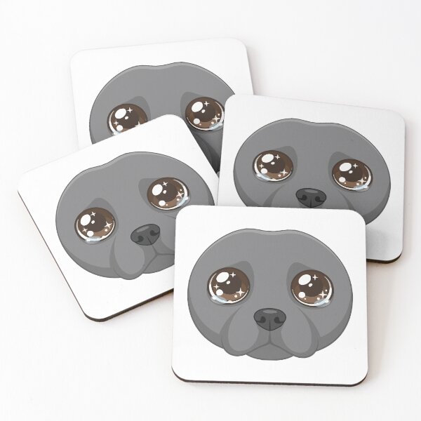 Item preview, Land Seal Puppy Eyes Cute Pitbull Face designed and sold by Petzzz.
