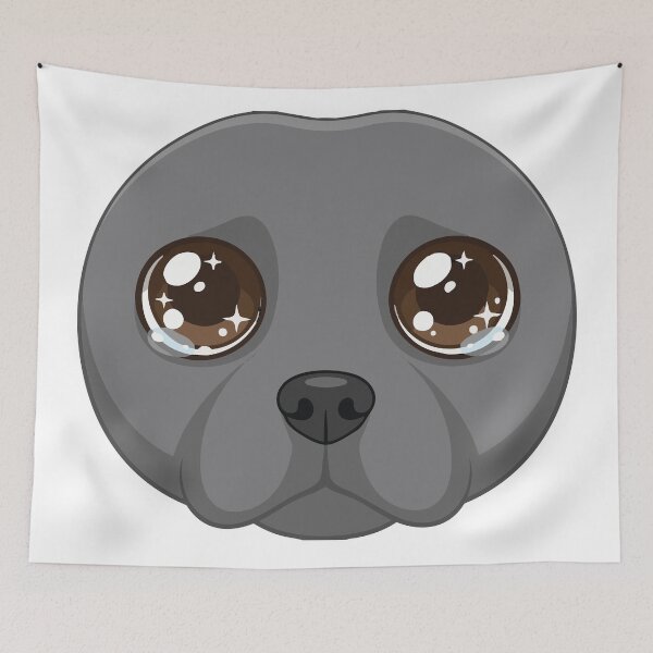 Item preview, Land Seal Puppy Eyes Cute Pitbull Face designed and sold by Petzzz.