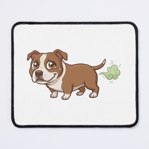 Item preview, Dangerous Only My Farts Funny Pitbull Quote designed and sold by Petzzz.