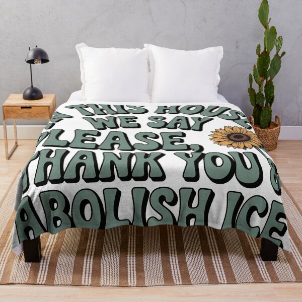 Item preview, ice out IN THIS HOUSE WE SAY PLEASE, THANK YOU & ABOLISH ICE  designed and sold by Uglyandcute.