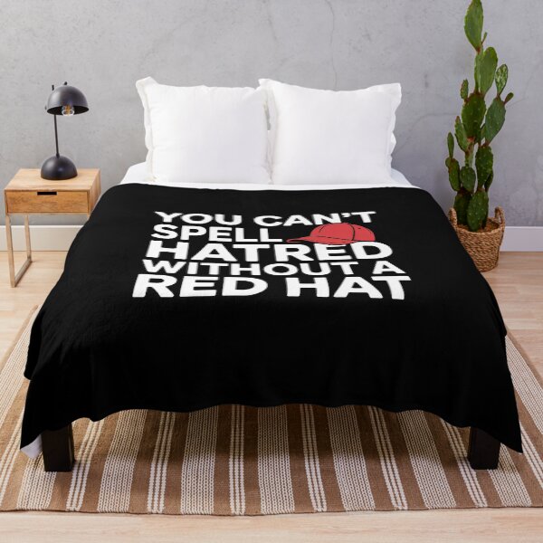 Item preview, You Can't Spell Hatred Without A Red Hat - This design is for people who appreciate bold political satire, clever wordplay, and expressive social commentary. designed and sold by ZyziowskyArt.