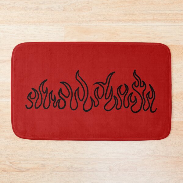 Item preview, Black Fire Flames Blaze Outline designed and sold by CDPrintsDesigns.