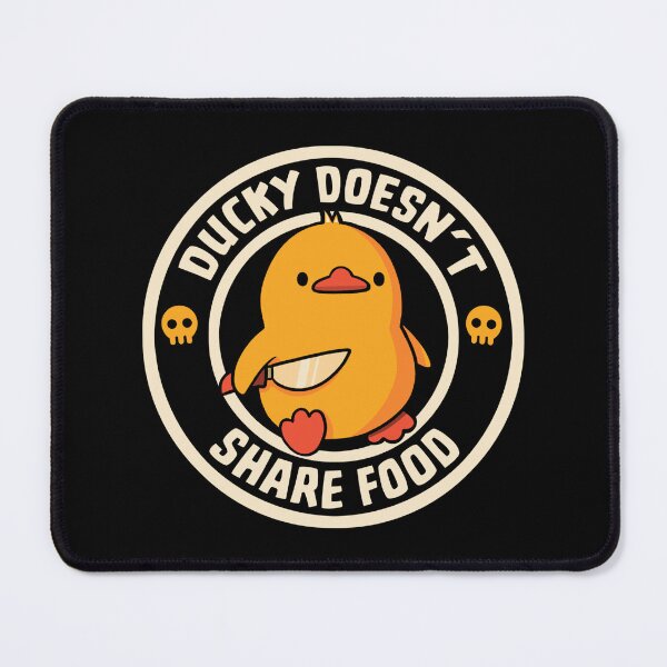 Item preview, Ducky Doesn't Share Food by Tobe Fonseca designed and sold by Tobe Fonseca®.