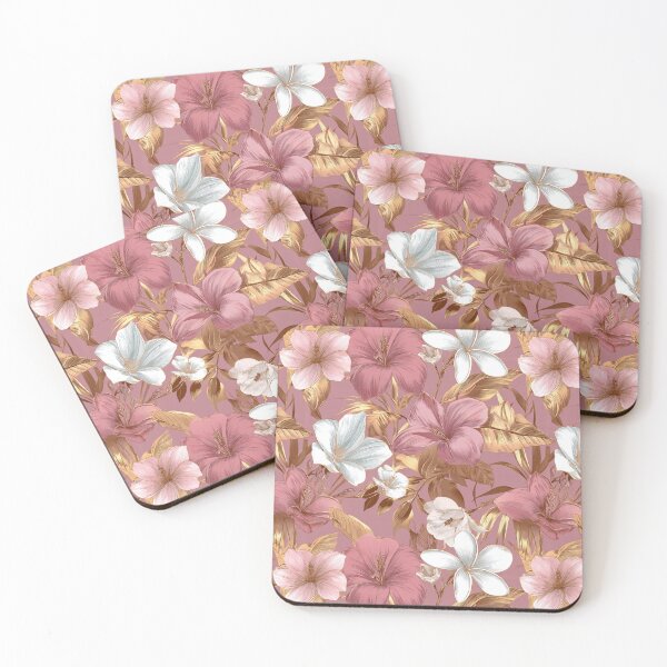 Item preview, Petaled Tropical Flower Print  - Flower Bouquet Pattern  - Christmas Gift Ideas designed and sold by RoyalStarsPatts.