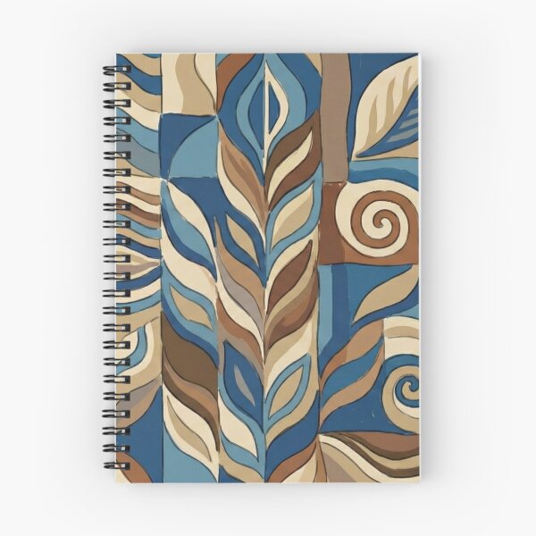 Item preview, Blue Beige Brown Pattern designed and sold by HeyyItsNikki.