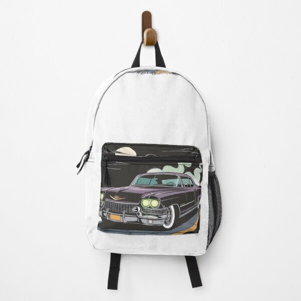 Item preview, Midnight Cadillac – Retro Noir Moonlight Drive designed and sold by Fadi Alyaldani.