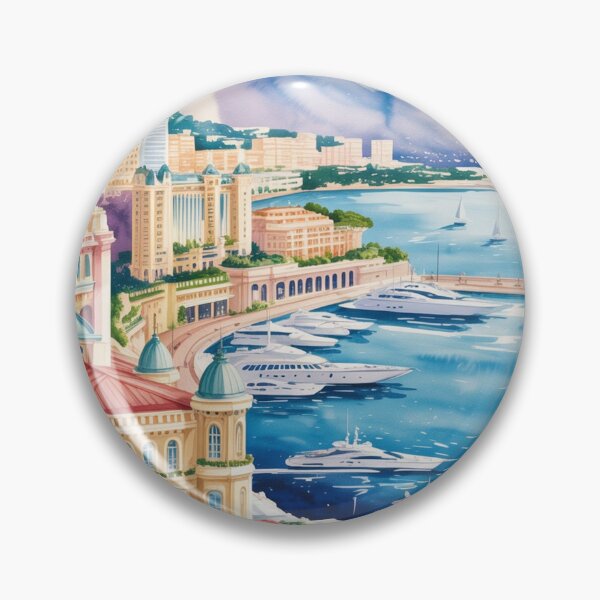 Item preview, Watercolor Monaco  designed and sold by ArtQueen777.