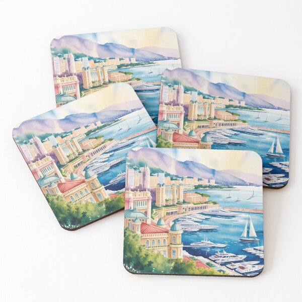 Item preview, Watercolor Monaco  designed and sold by ArtQueen777.