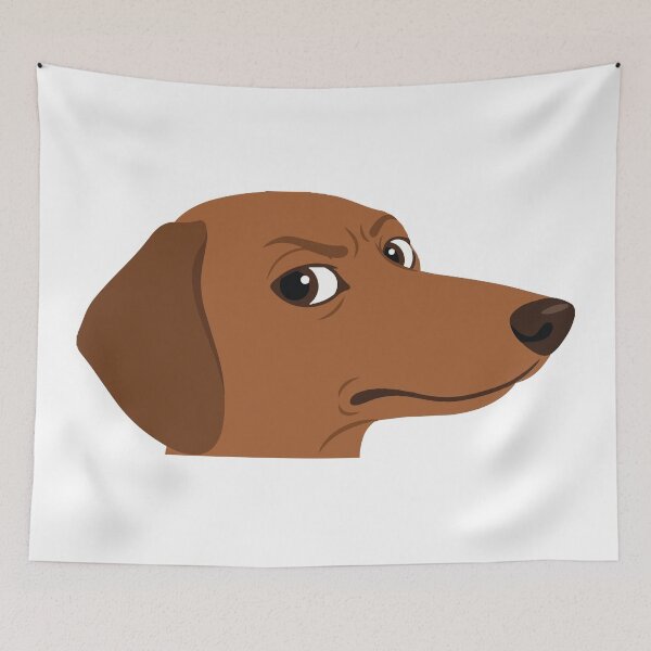 Item preview, Bombastic Side Eye Funny Dachshund Meme designed and sold by Petzzz.