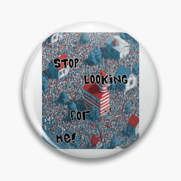 Item preview, Stop Looking for Me! Anti-Social Hide & Seek Crowd Illustration designed and sold by Ignorant-Artist.