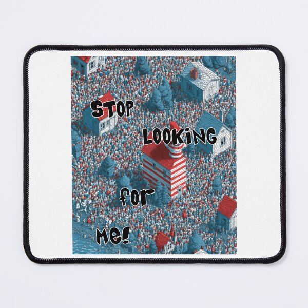 Item preview, Stop Looking for Me! Anti-Social Hide & Seek Crowd Illustration designed and sold by Ignorant-Artist.