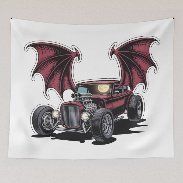 Item preview, Batwing Hot Rod – Midnight Demon Ride designed and sold by Fadi Alyaldani.