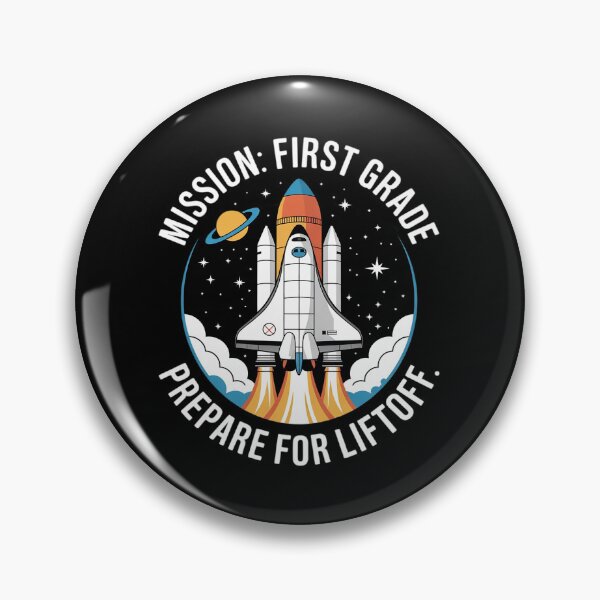 Item preview, First Grade Astronaut Rocket Back To School Space designed and sold by joyouartArt.