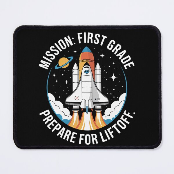 Item preview, First Grade Astronaut Rocket Back To School Space designed and sold by joyouartArt.