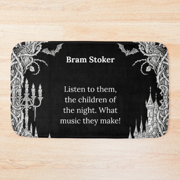 Item preview, Gothic Bram Stoker Quote With Moon And Wolf designed and sold by Shoot-The-Moon.