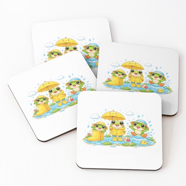 Item preview, Tree frogs on tropical leaves designed and sold by FroggyOnly.