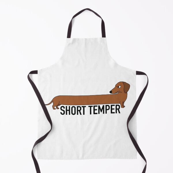 Item preview, Long Dog Short Temper Funny Dachshund Quote designed and sold by Petzzz.