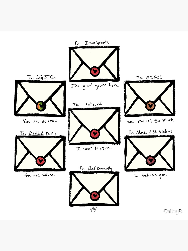 Thumbnail 4 of 4, Clock, Love Notes designed and sold by CaileyB.