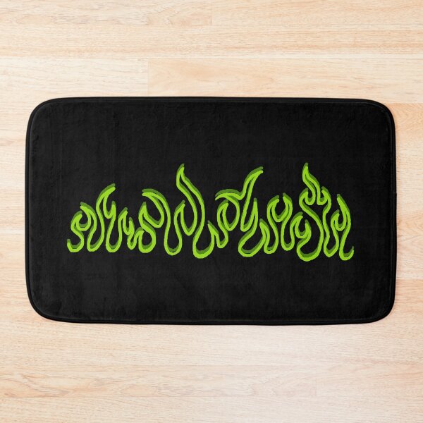 Item preview, Green Fire Flames Blaze Outline designed and sold by CDPrintsDesigns.