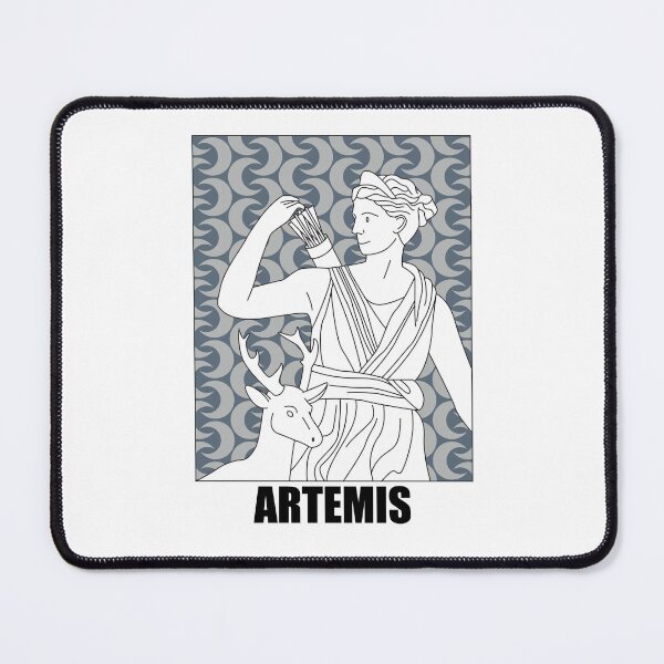 Item preview, Artemis Greek God Goddess of the Hunt Design Illustration designed and sold by WildVault.