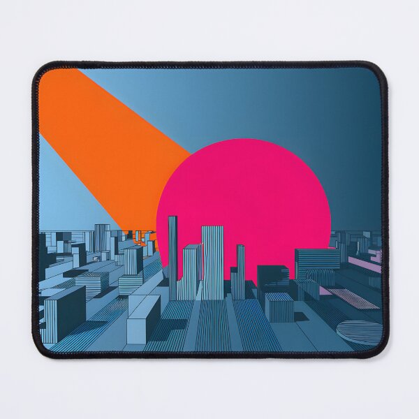 Item preview, Minimalist Geometric Cityscape Modern Abstract Urban Architecture designed and sold by ViviNyks.