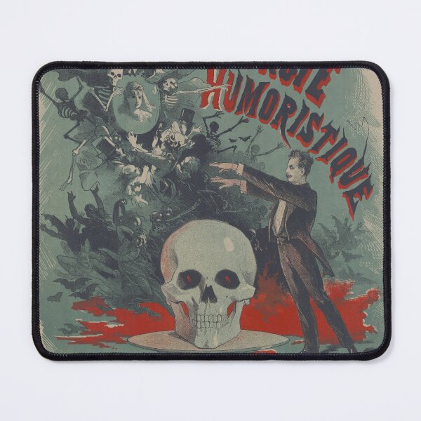 Item preview, Magician with Skull Theatrical Poster (1875) designed and sold by 19th Century in Color.