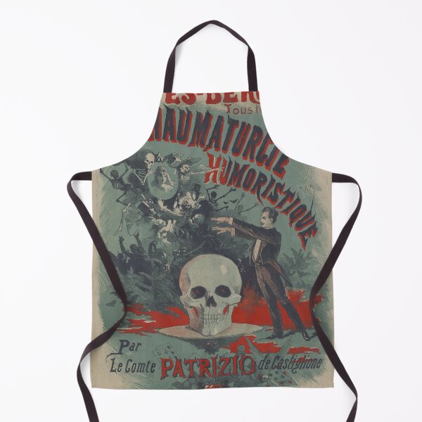 Item preview, Magician with Skull Theatrical Poster (1875) designed and sold by 19th Century in Color.