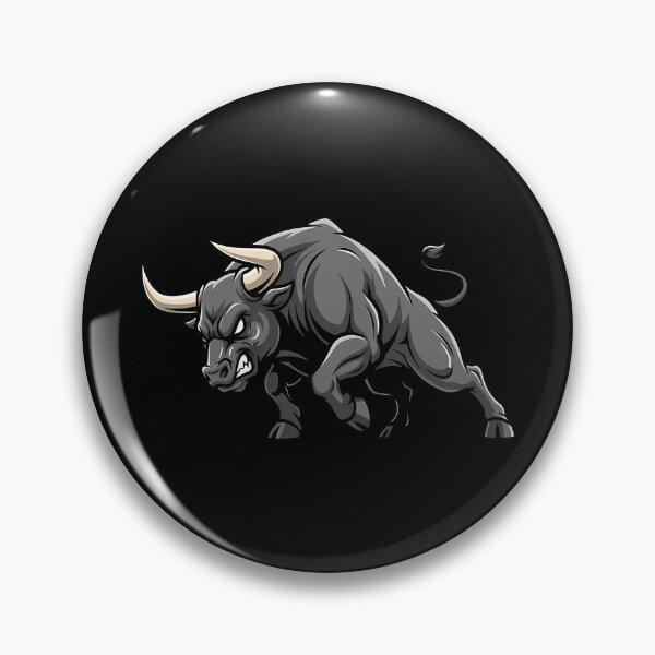 Item preview,  Fierce Bull Mascot Logo  Powerful Charging Bull Vector Design designed and sold by Ghulam Hussain Qamar Lali.