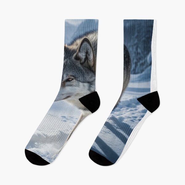 Item preview, Wolf walking through the snow designed and sold by Losancestros.