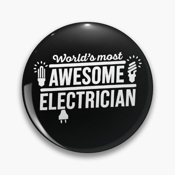 Item preview, worlds most awesome electrician designed and sold by CloudyPress.