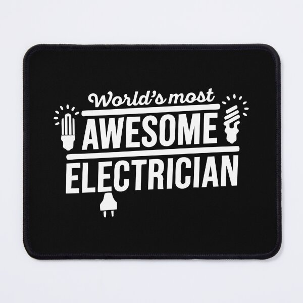 Item preview, worlds most awesome electrician designed and sold by CloudyPress.