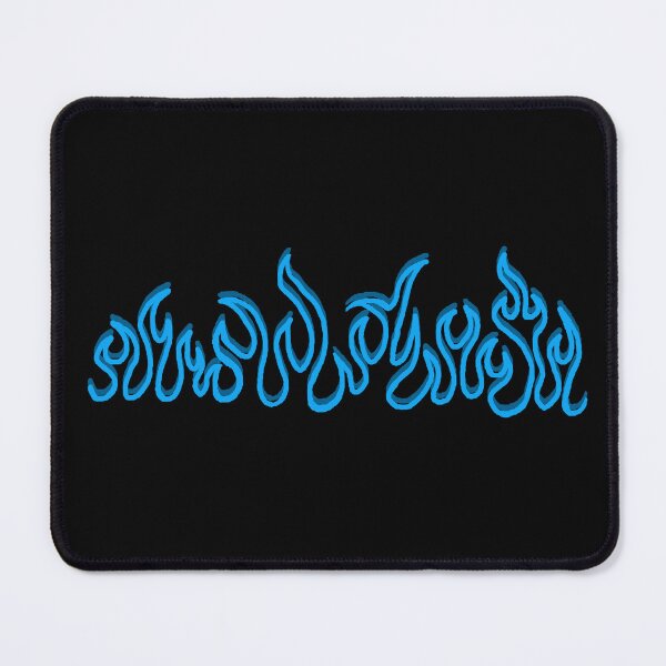 Item preview, Blue Fire Flames Blaze Outline designed and sold by CDPrintsDesigns.