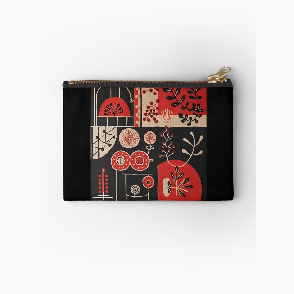 Item preview, Geometric Botanical Folk Illustration  Retro Abstract Botanical Composition designed and sold by Ghulam Hussain Qamar Lali.