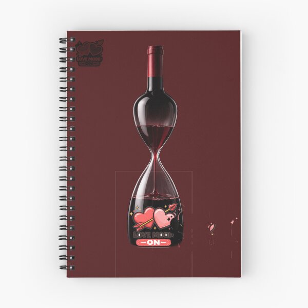 Item preview, Wine Hourglass - Time Flows Like Wine | Dark Surreal Art Design designed and sold by CzipipitoStudio.