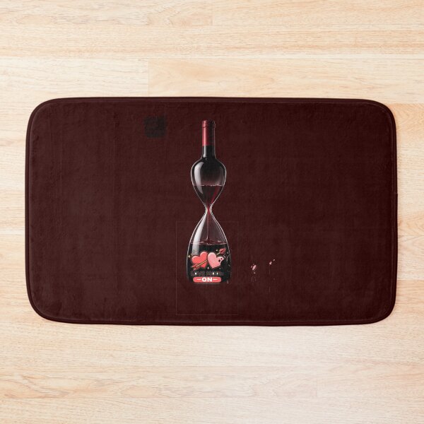 Item preview, Wine Hourglass - Time Flows Like Wine | Dark Surreal Art Design designed and sold by CzipipitoStudio.
