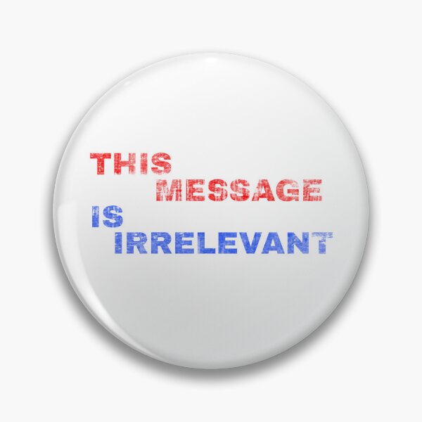 Item preview, Irrelevant Message Brutalist Streetwear designed and sold by Manua Originals.