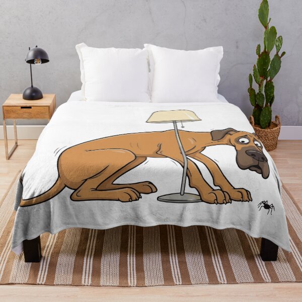 Item preview, Cowardly Giant Scared Great Dane Hiding designed and sold by Petzzz.