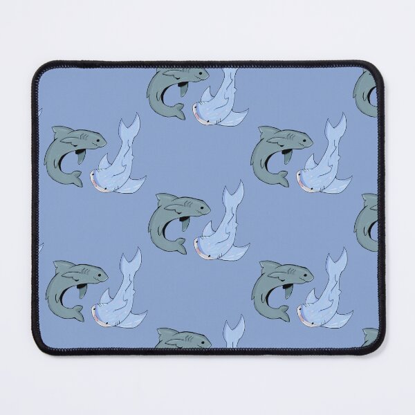 Item preview, Shark Circle Dance Ocean Marine Life Art designed and sold by Luxwig.