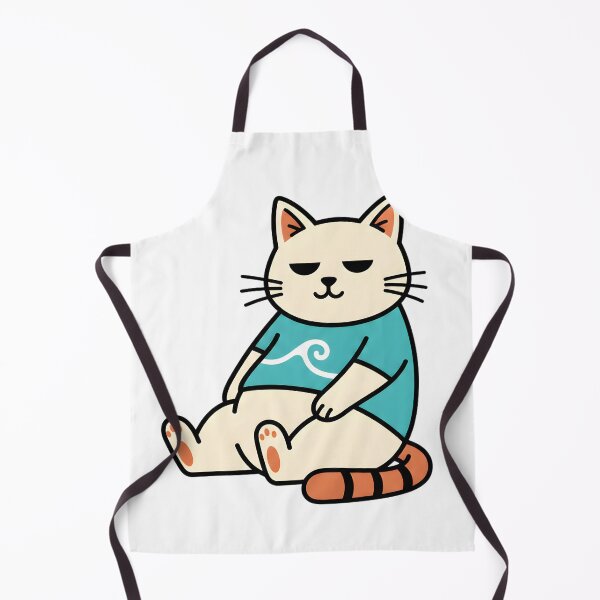 Item preview, Chill Cat Illustration Relaxed Cute Cartoon Cat Sitting designed and sold by TomxDesign.